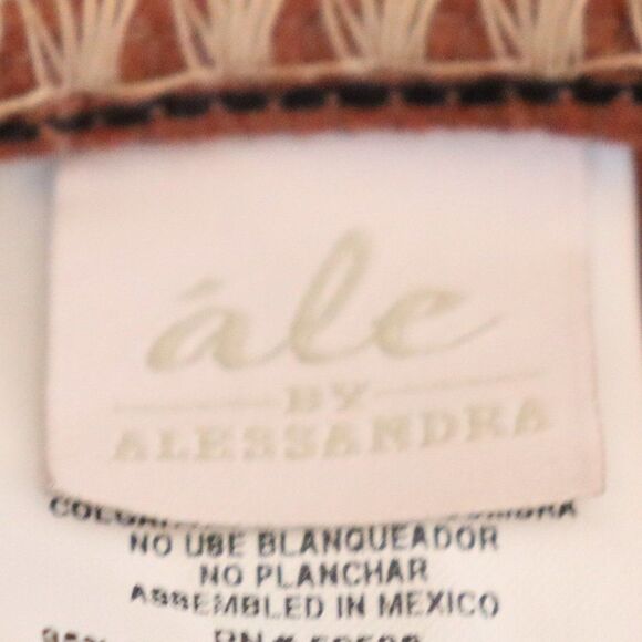 Ale by Alessandra Ever Suede Boho Bikini Bottom Size L - Picture 6 of 7